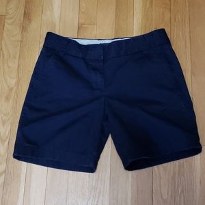 Navy blue J. Crew women's shorts